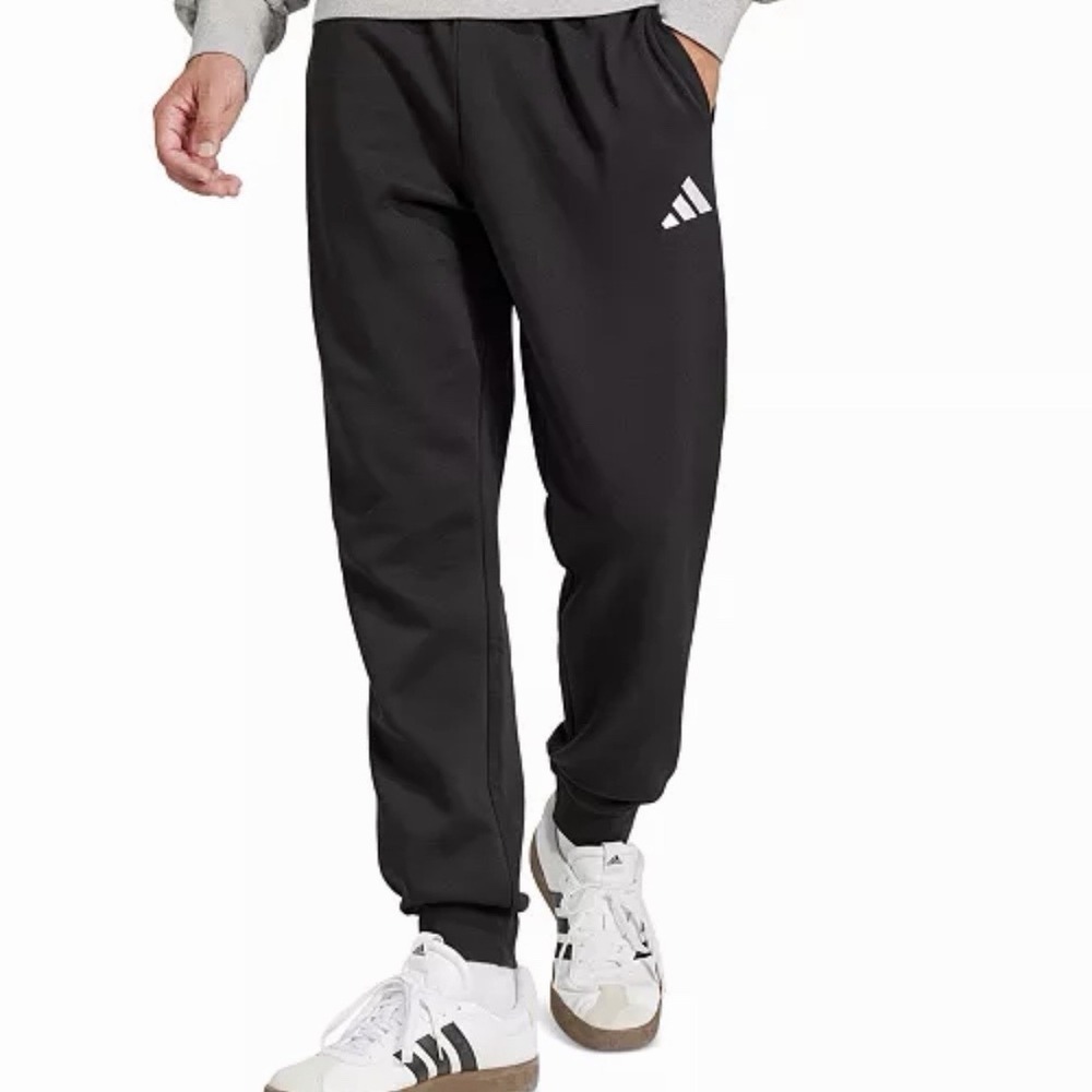 Adidas Men's Feelcozy Fleece Tapered Pants Black JE3815‎ Size XL Multi Sport NWT